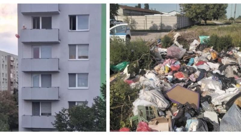VIDEÓ: Egy lakó az erkélyéről szemetet dobált a járókelők közé, megdöbbentve ezzel a környéken sétálókat.