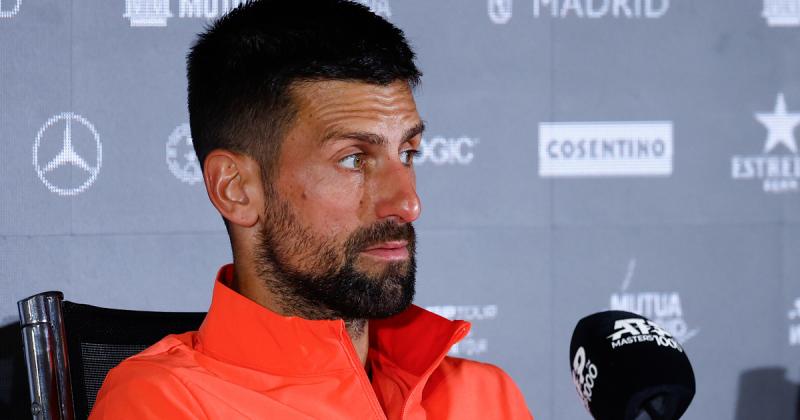 Novak Djokovics bejelentette, hogy visszalép a római mestertornától, miután eddig még egyetlen szettet sem tudott nyernie salakpályán idén.