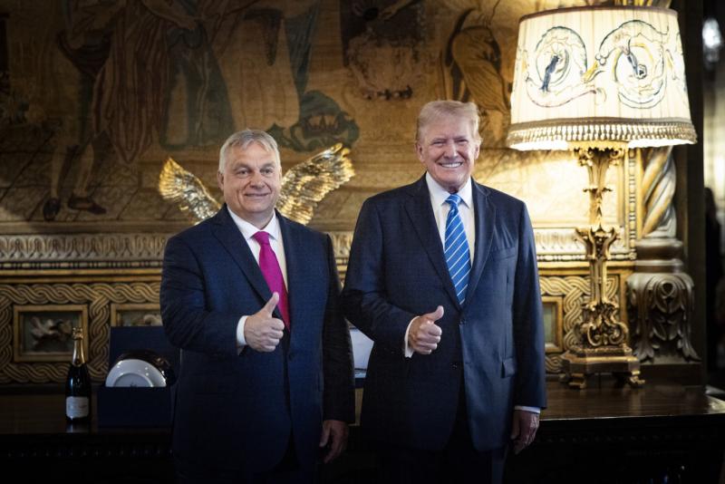 Trump Orbán véleményét firtatta azzal kapcsolatban, hogy vajon Ukrajna képes-e legyőzni Oroszországot.